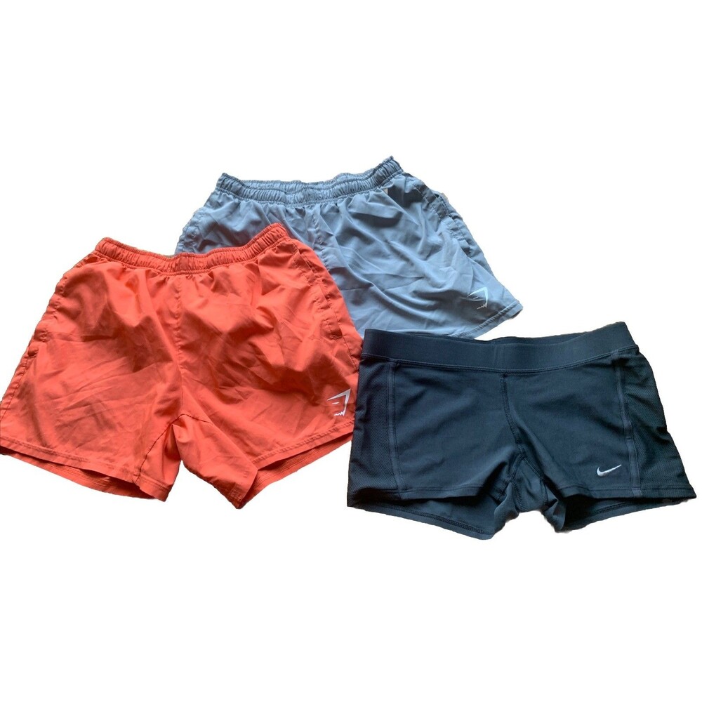 Gymshark Nike Lot Activewear Shorts Womens Small Performance Lifting Gym
